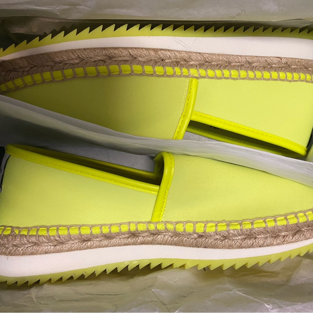 Rag & Bone espadrille runner slip on sneaker 7.5 fluorescent